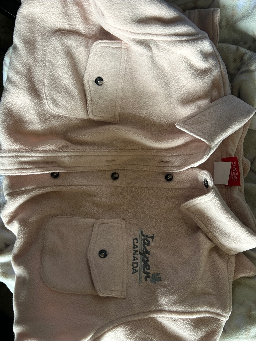 Pink cream Fleece Jacket